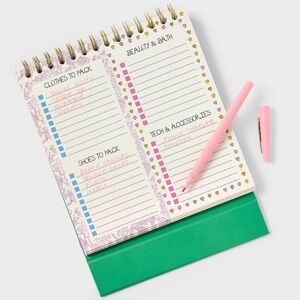 Roller Rabbit x Target - 75 page Roadtrip Vacation Packing List Notepad